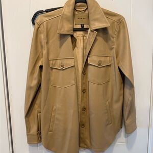 Womens Tan Leather Jacket